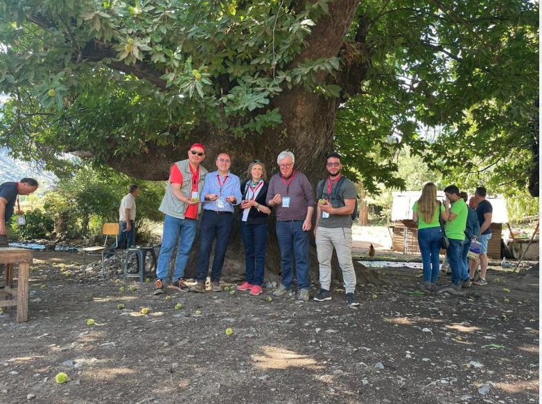 OASIS a Eurocastanea Cile 2023, sotto un castagno secolare