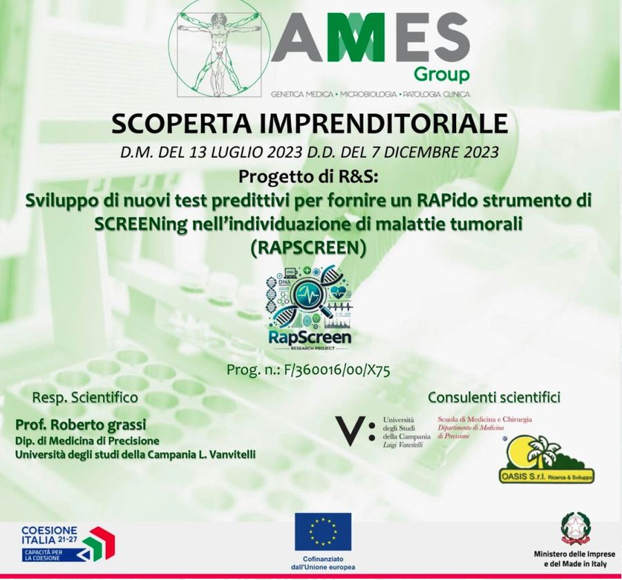 Progetto RAPSCREEN — screening precoce di malattie tumorali