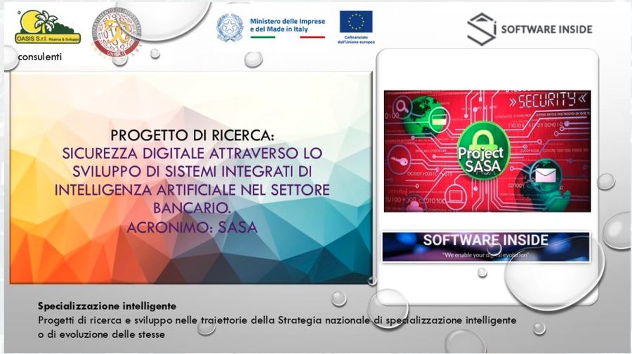 Progetto SASA — sicurezza digitale e AI nel settore bancario